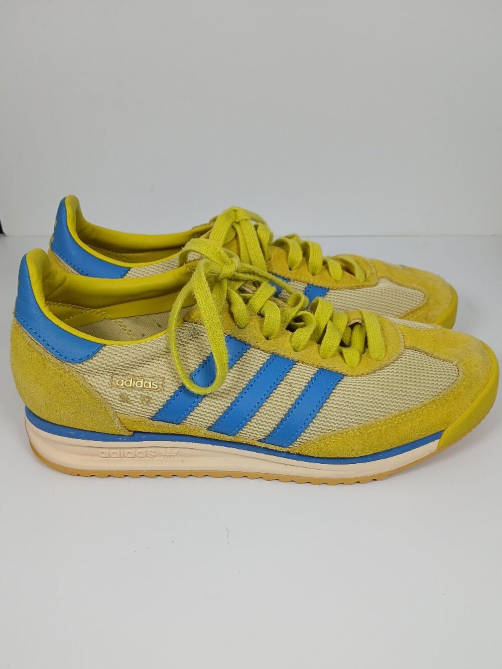 Adidas Originals SL 72 RS "Pure Sulfur Focus Blue" Men's Size 7.5/ Woman's 9